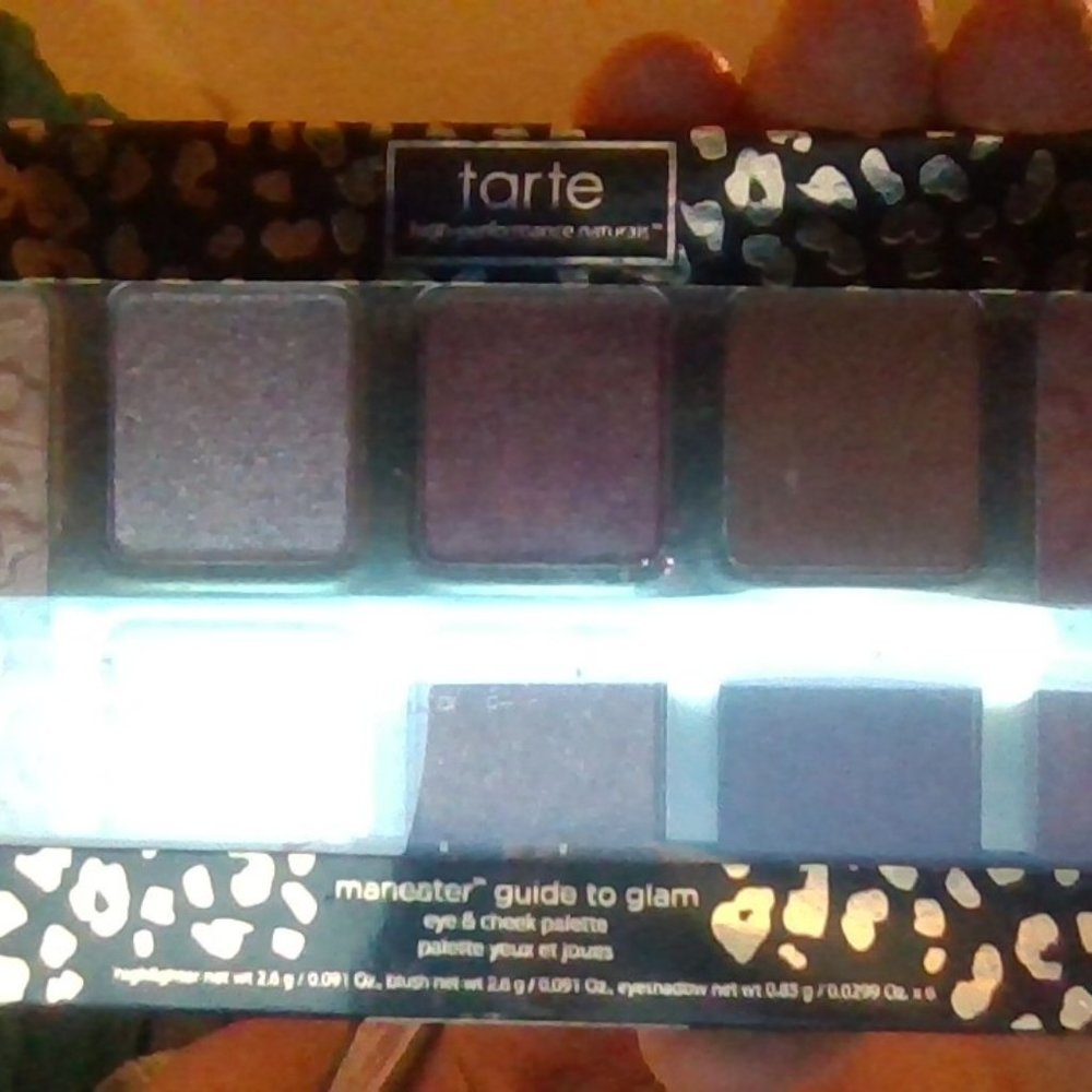 MANEATER GUIDE TO GLAM EYE & CHEEK PALETTE NEW 6 SHADOWS BLUSH & HIGHLIGHT